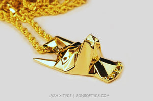 LVSH x TYCE Gold Doberman Pendant